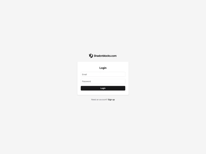 Shadcn Login 1
