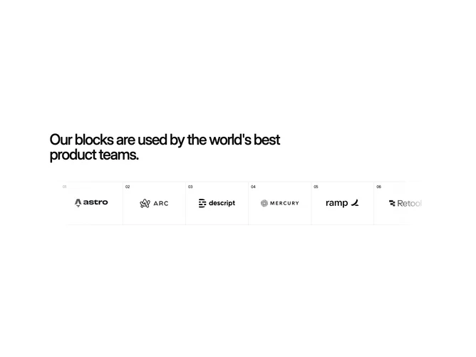 Shadcn Logos Blocks