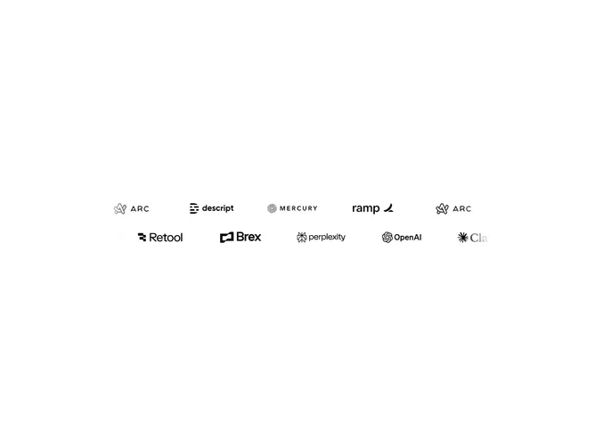 Shadcn Logos 26 - Double Row Marquee Constrained Without Heading