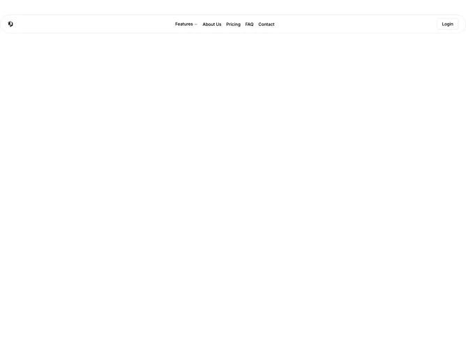 Shadcn Navbar 33 - Floating Navbar with Dropdown Menu