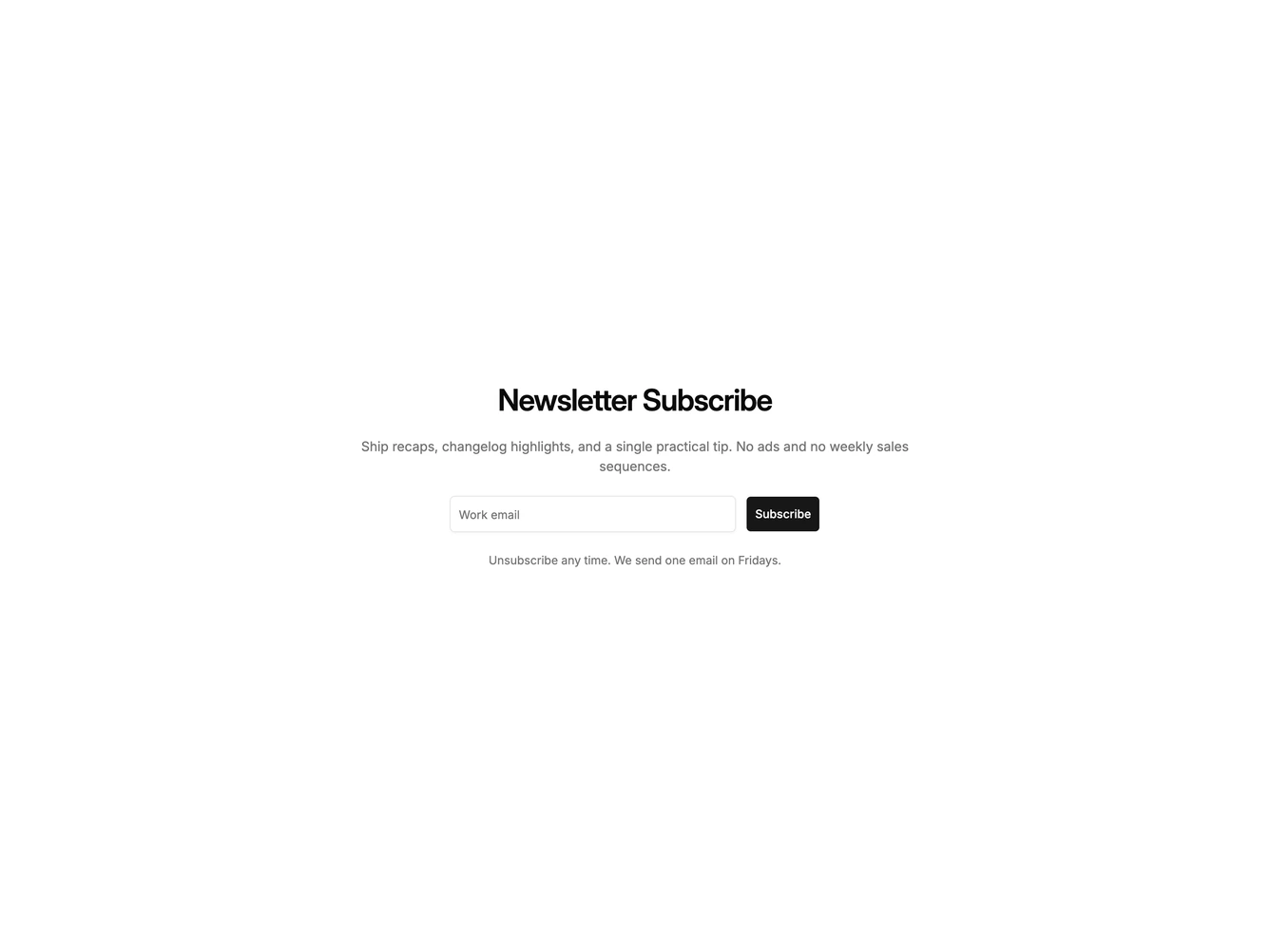 Shadcn Newsletter Blocks