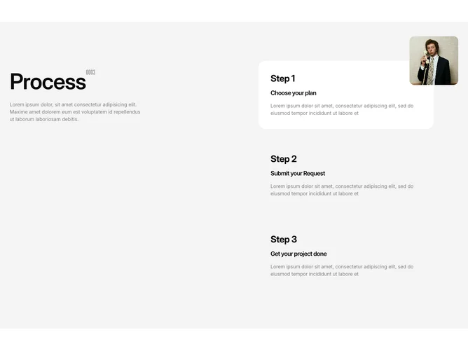 Shadcn Process 4 block