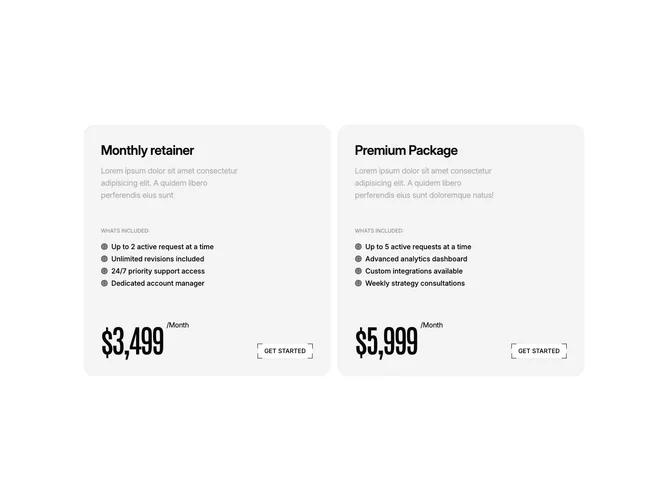 Shadcn Rate Card 2