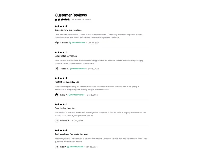 Shadcn Reviews 1