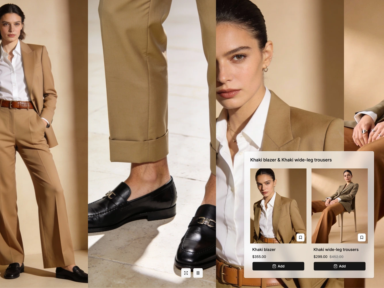 Shadcn Shop The Look Blocks
