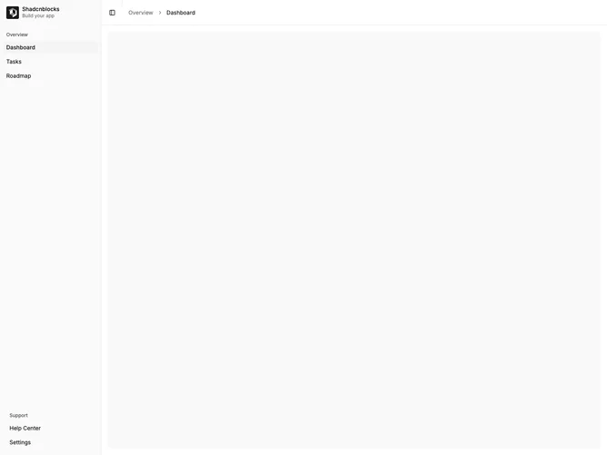 Shadcn Sidebar 1 - Basic Sidebar with Groups