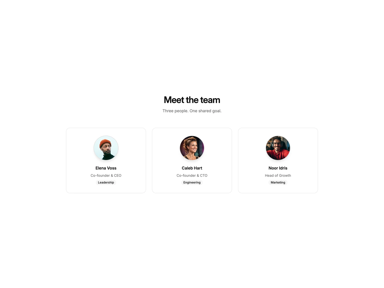 Shadcn Team 38 block