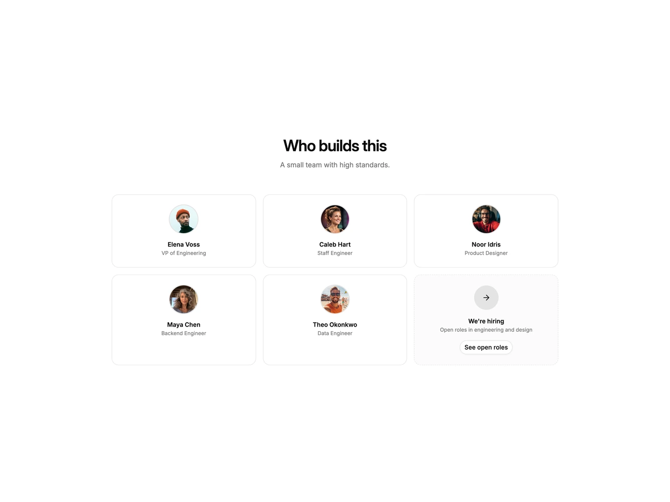 Shadcn Team 41 block