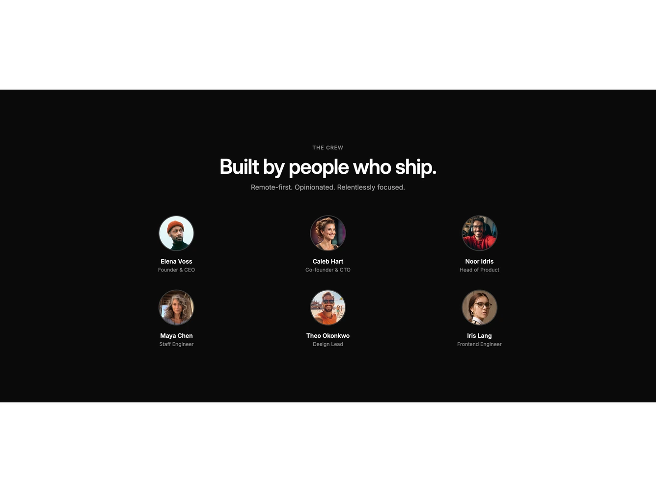 Shadcn Team 43 block