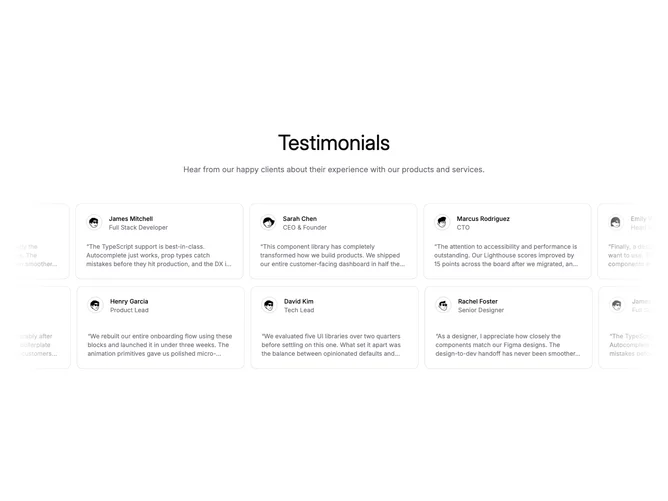 Shadcn Testimonial 7