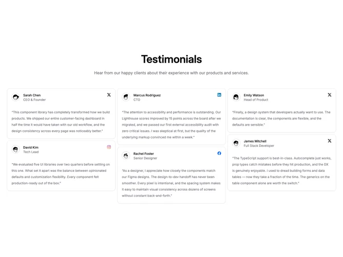 Shadcn Testimonial 9