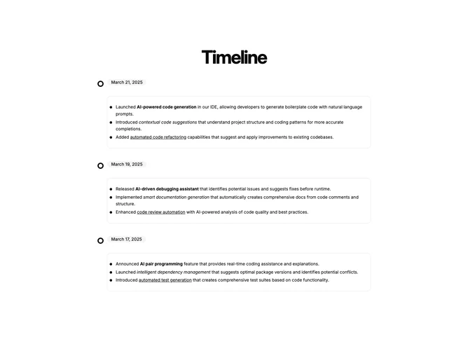 Shadcn Timeline 8