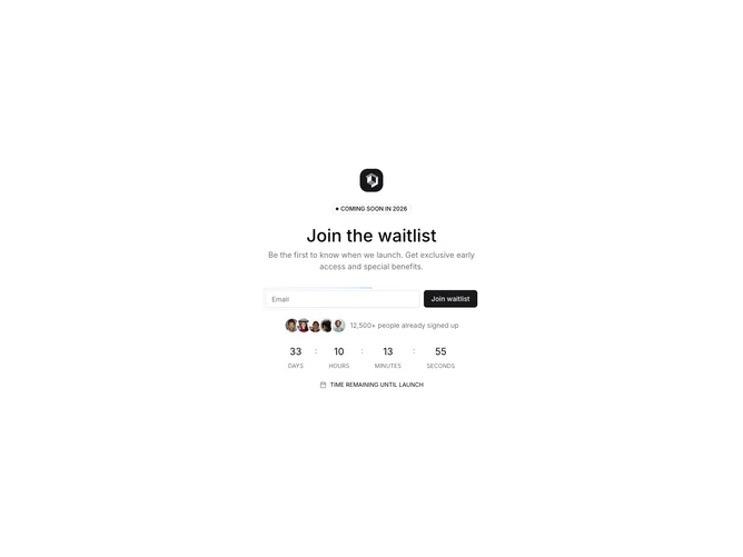 Shadcn Waitlist 2