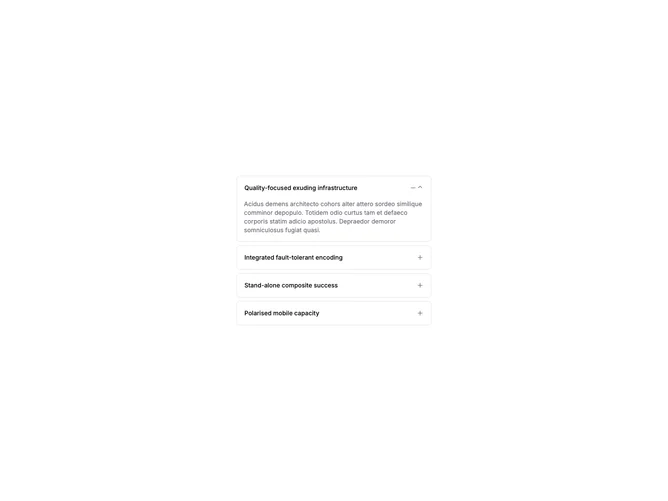 Shadcn Accordion Tabs 3 component