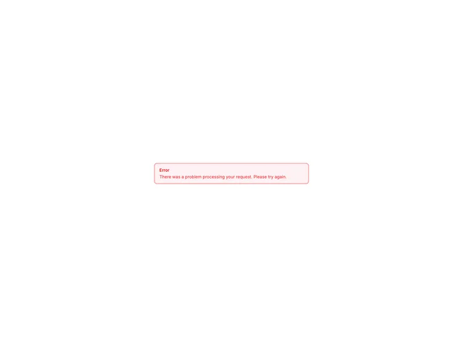 Shadcn Alert Error 2 component