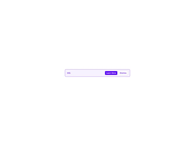 Shadcn Alert Info 3 component