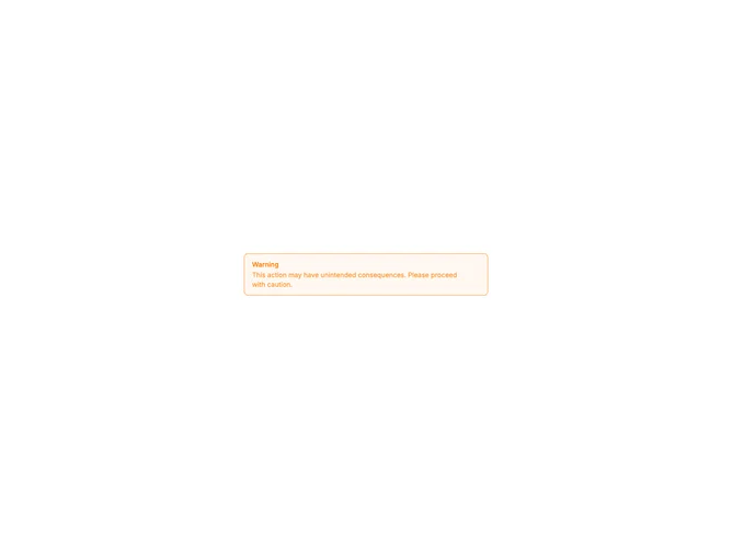 Shadcn Alert Warning 2 component