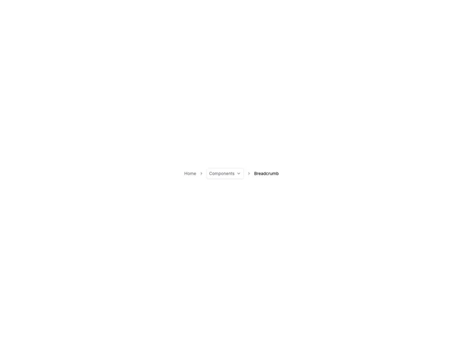 Shadcn Breadcrumb Standard 7 component