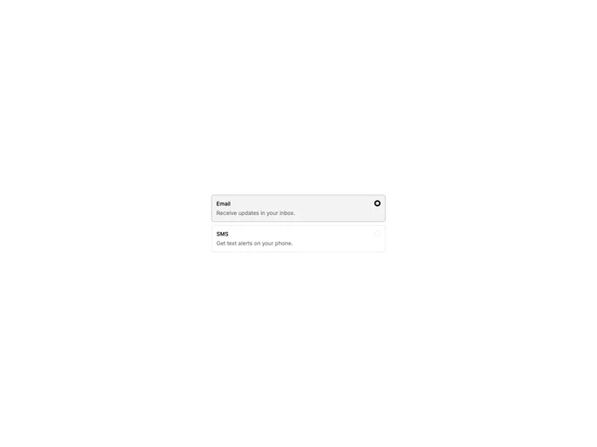 Shadcn Choicebox Descriptions 1 component