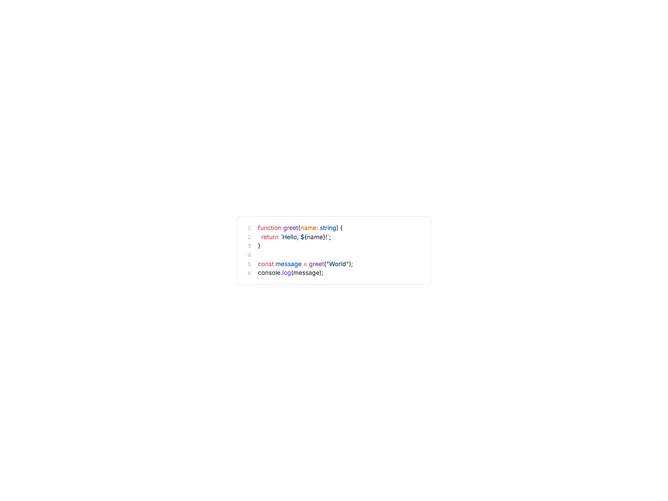 Shadcn Code Block Standard 1 component