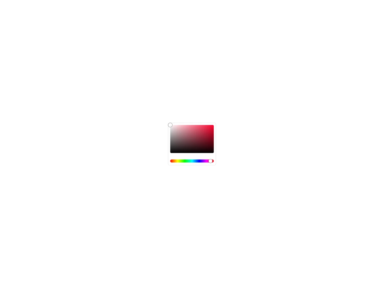 Shadcn Color Picker Compact 1 component