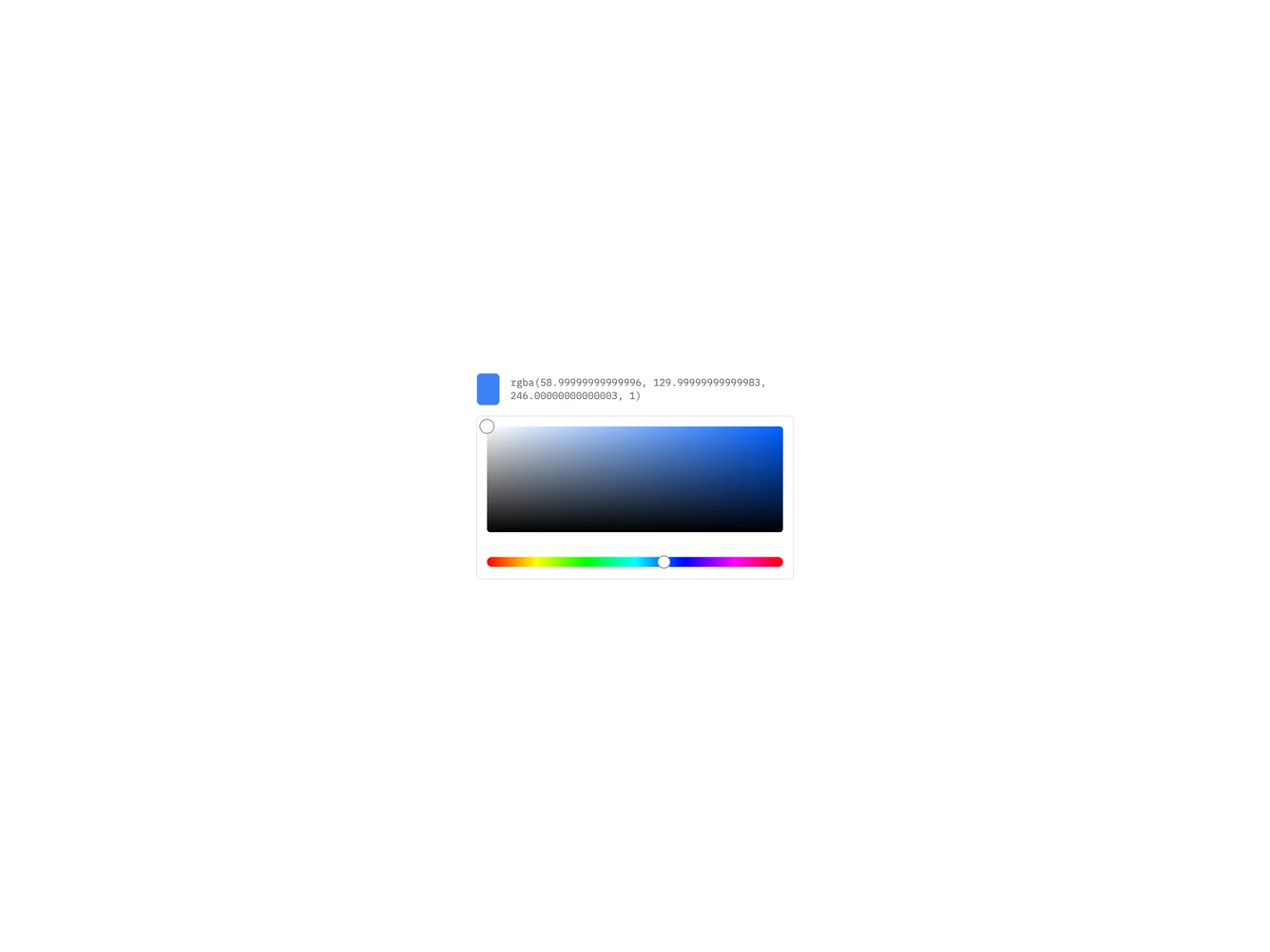 Shadcn Color Picker Controlled 1 component