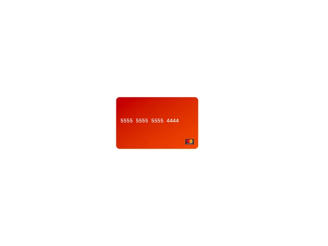 Shadcn Credit Card Mastercard 1 component