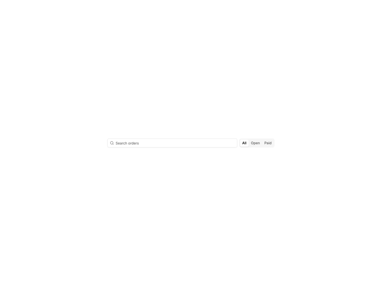 Data Toolbar Tabs 1 - Toolbar with status tabs