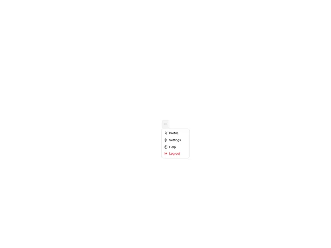 Shadcn Dropdown Menu Standard 1 component