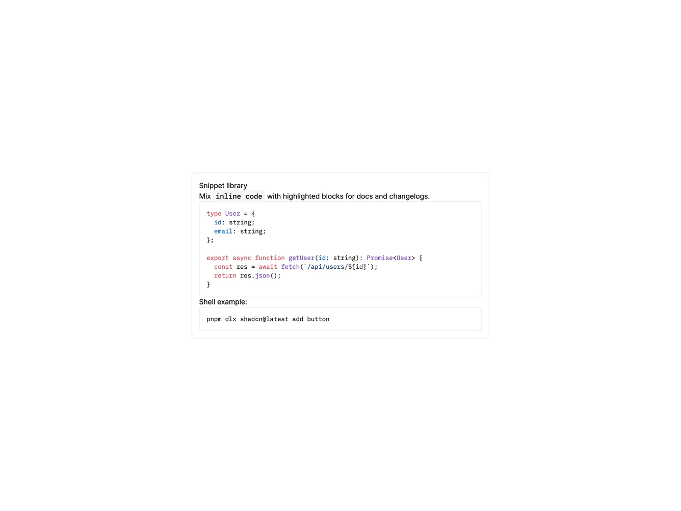 Shadcn Editor Code 1 component