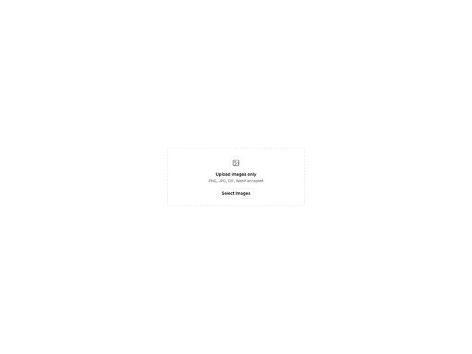 Shadcn File Upload Validation 1 component