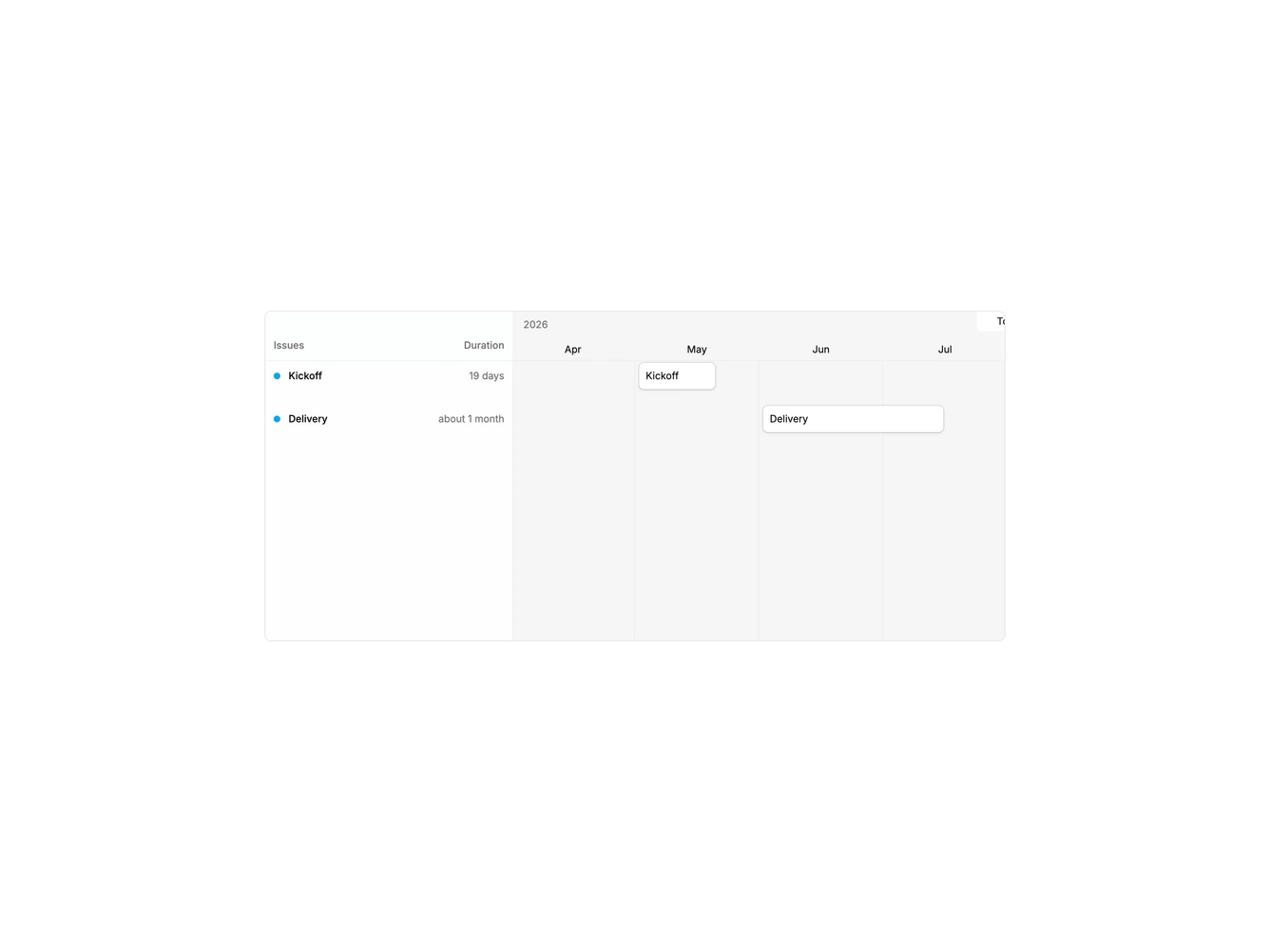 Shadcn Gantt Add 1 component