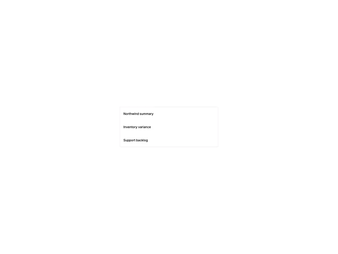 Shadcn List Stacked Reveal Actions component