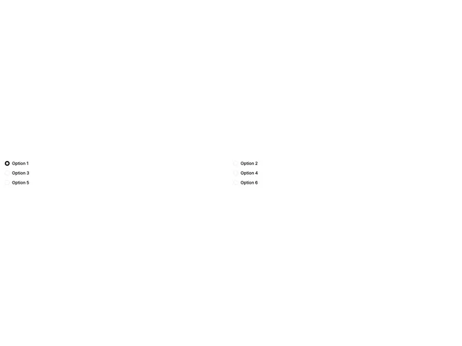 Shadcn Radio Group Layout 3 component