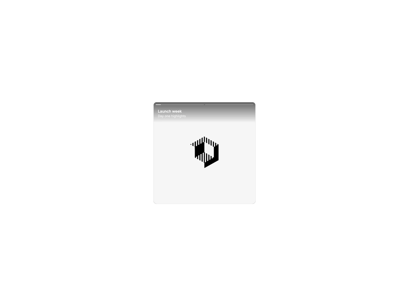 Shadcn Reel Overlay 1 component