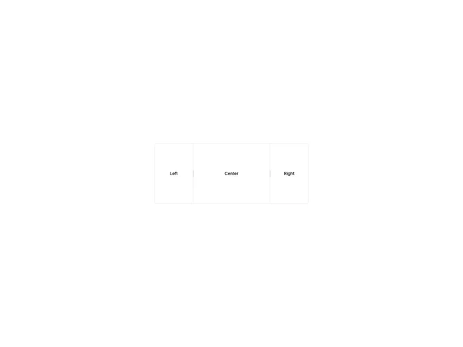 Shadcn Resizable Three Columns component