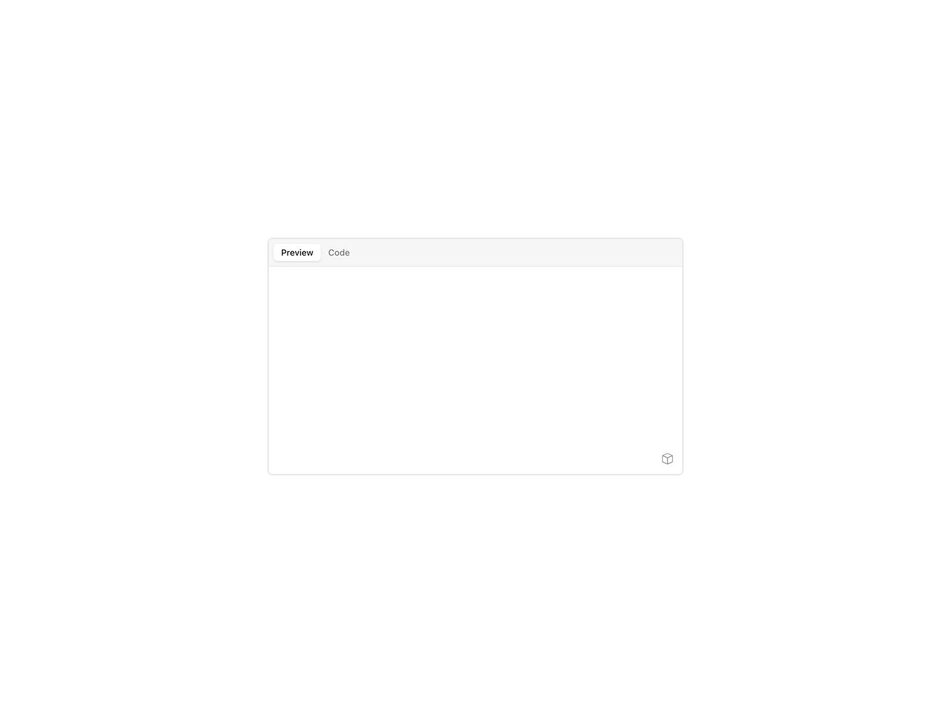 Shadcn Sandbox Preview 1 component