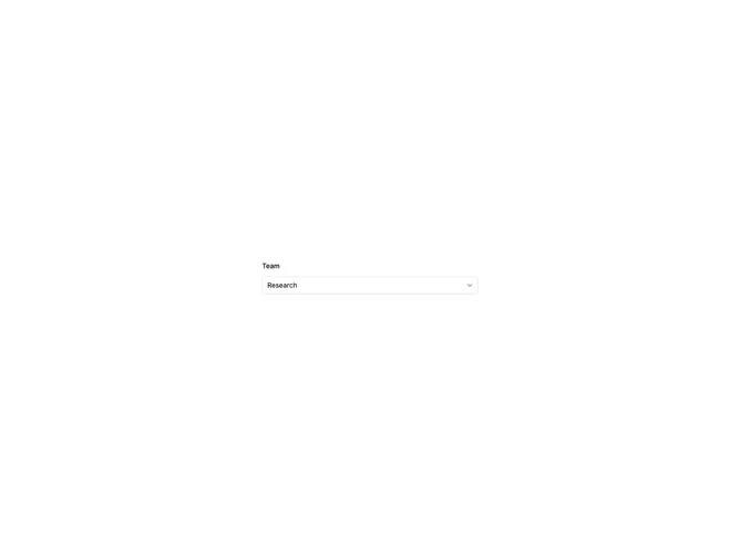 Shadcn Select Full Width component