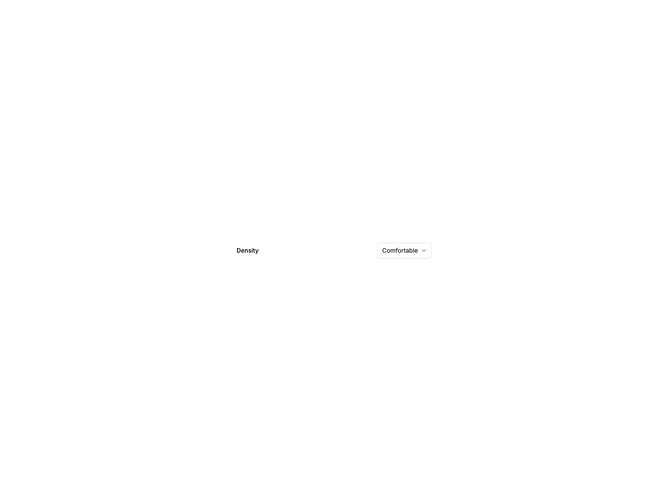 Shadcn Select Horizontal Field Layout component