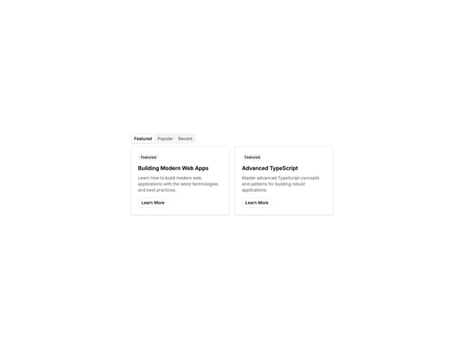 Shadcn Tabs Content 2 component