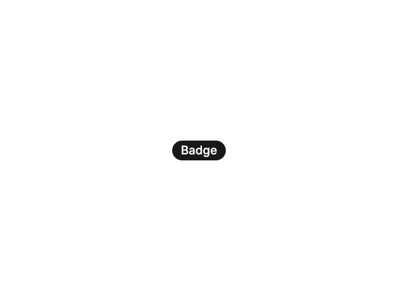Shadcn Badge Components
