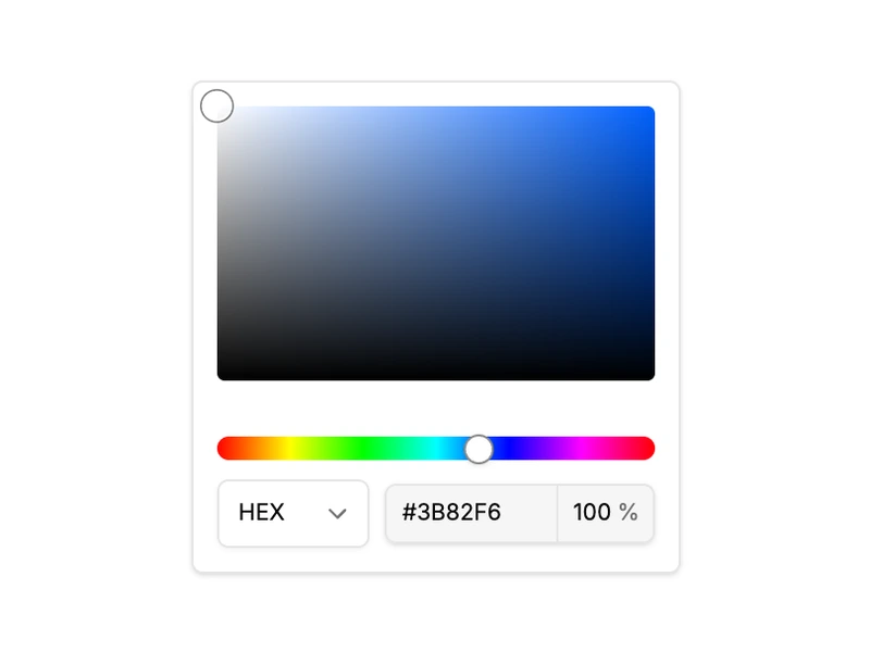 Shadcn Color Picker Components
