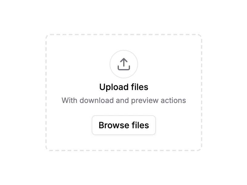 Shadcn File Upload Components