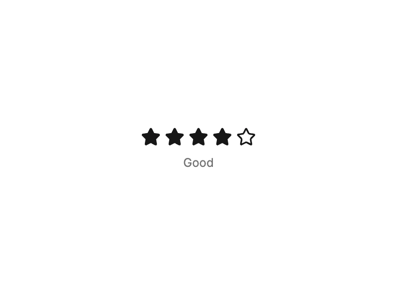 Shadcn Form Star Rating Components