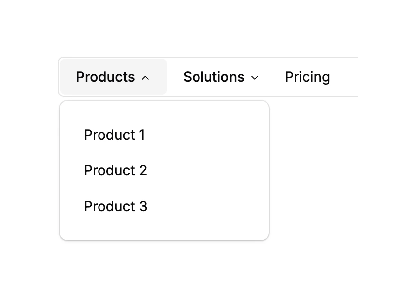 Shadcn Navigation Menu Components