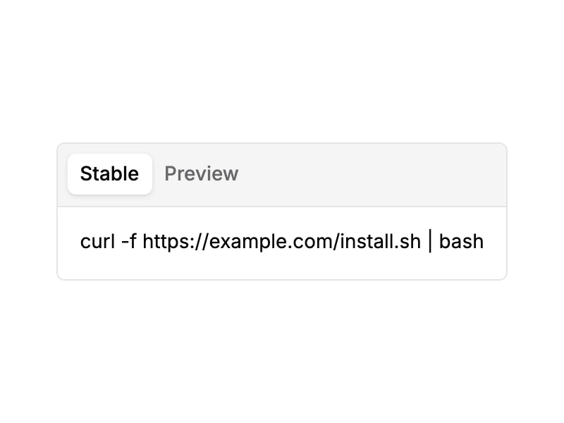 Shadcn Snippet Components