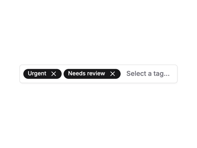 Shadcn Tags Components