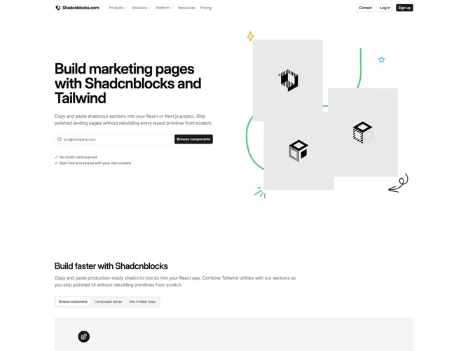 Shadcn Landing Page 6 page