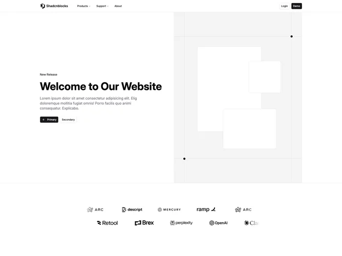 Shadcn Landing Page 7 page