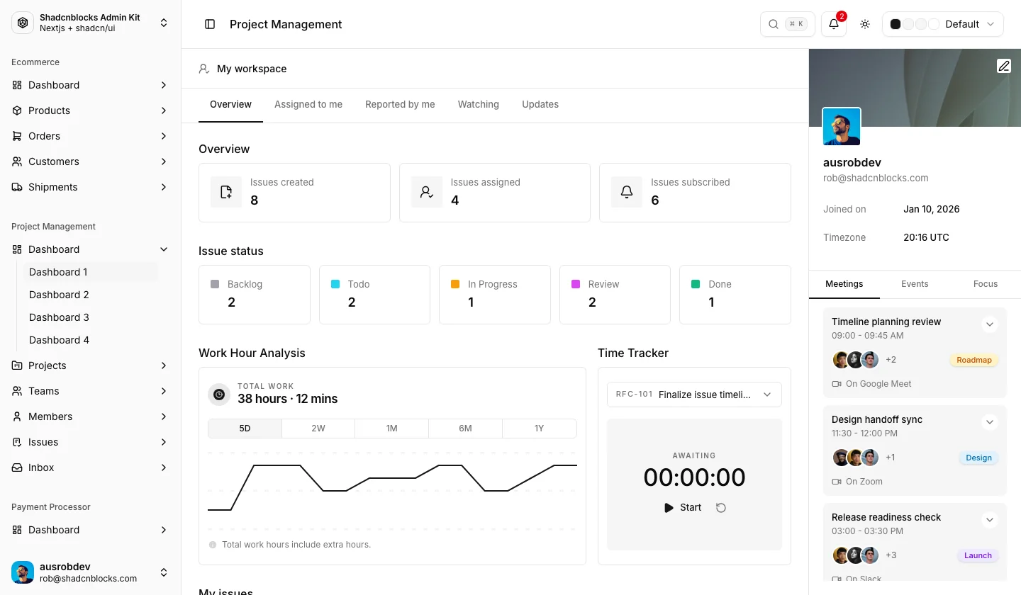 Projects · Dashboard 1